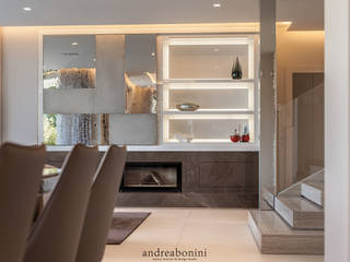 Villa on lake Garda, Andrea Bonini luxury interior & design studio Andrea Bonini luxury interior & design studio Soggiorno moderno