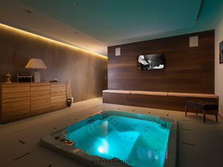 Villa on lake Garda, Andrea Bonini luxury interior & design studio Andrea Bonini luxury interior & design studio Spa Modern
