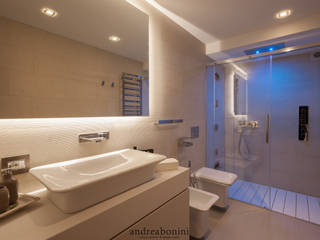 Villa on lake Garda, Andrea Bonini luxury interior & design studio Andrea Bonini luxury interior & design studio Salle de bain moderne