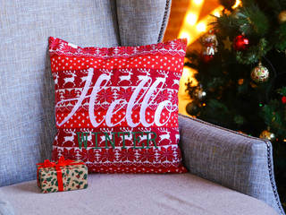 Hello WINTER!, Forest Forest Living room Flax/Linen Pink Accessories & decoration