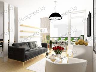 Home staging Black & Withe, RAAB Architecture RAAB Architecture Salas de estar modernas