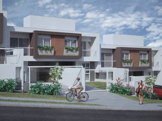 Residencial Uberaba, studio vtx studio vtx Minimalistische Häuser