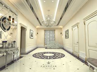 Дом мечты, ZHANZAK ZHANZAK Classic style corridor, hallway and stairs