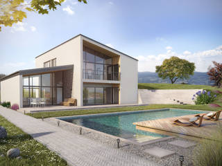 Production architecturale 3D - Visualisation extérieur / intérieur, Deesys graphics Deesys graphics Mediterranean style gardens