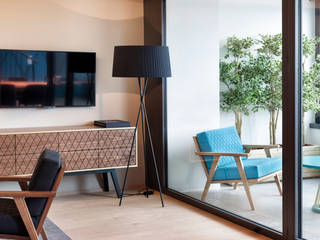 Penthouse, Zurich, Studio Frey Studio Frey Modern Living Room