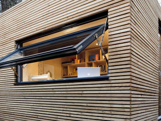 Workpod, ecospace españa ecospace españa Modern study/office Wood Wood effect