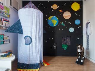 Brinquedoteca Espacial, Nina Moraes Design Infantil Nina Moraes Design Infantil Dormitorios infantiles modernos: