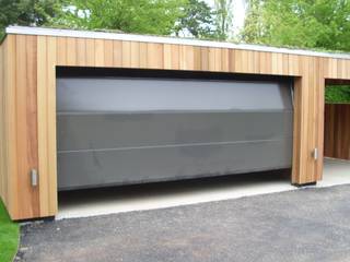 Autospace, ecospace españa ecospace españa Garajes prefabricados Madera Acabado en madera