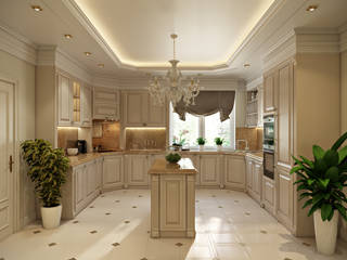 homify Classic style kitchen Wood Beige