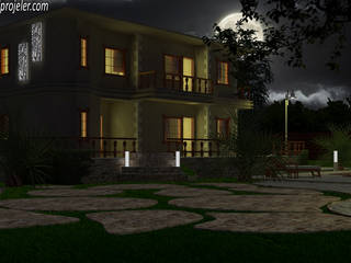 3d, 3d modelleme 3d modelleme Classic style houses