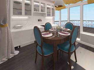 Дом у моря (порект в процессе), Chloe Design & Decor/Anastasia Baskakova Chloe Design & Decor/Anastasia Baskakova Dining room