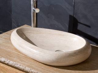 Stonearth - Stone Basins, Stonearth Interiors Ltd Stonearth Interiors Ltd Phòng tắm phong cách mộc mạc Cục đá