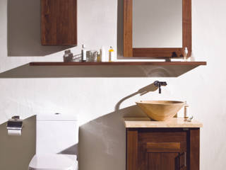 Stonearth - Walnut, Stonearth Interiors Ltd Stonearth Interiors Ltd Bagno moderno Legno Effetto legno