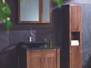 Stonearth - Walnut, Stonearth Interiors Ltd Stonearth Interiors Ltd Casas de banho modernas Madeira maciça