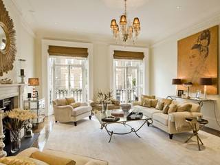 Chester Street House, London, Nash Baker Architects Ltd Nash Baker Architects Ltd Classic style living room Amber/Gold
