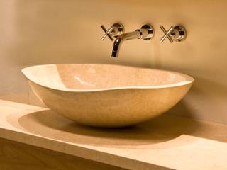 Stonearth - Stone Basins, Stonearth Interiors Ltd Stonearth Interiors Ltd Phòng tắm phong cách mộc mạc Đá hoa