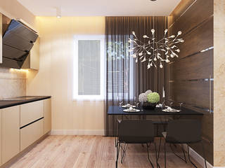 Дизайн интерьера квартиры, INTERIERIUM INTERIERIUM Cocinas de estilo moderno
