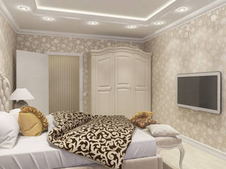 Квартира на пр. Луначарского, 21, Design interior OLGA MUDRYAKOVA Design interior OLGA MUDRYAKOVA اتاق خواب