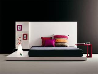Recámaras, INVITO INVITO Minimalist bedroom Wood Wood effect