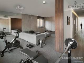 LK&1048, LK & Projekt Sp. z o.o. LK & Projekt Sp. z o.o. Moderner Fitnessraum