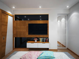 Yatak Odası, Cg Artist ibrahim ethem kısacık Cg Artist ibrahim ethem kısacık Dormitorios de estilo moderno