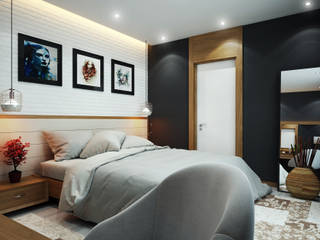 Yatak Odası , Cg Artist ibrahim ethem kısacık Cg Artist ibrahim ethem kısacık Modern style bedroom