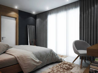 Yatak Odası , Cg Artist ibrahim ethem kısacık Cg Artist ibrahim ethem kısacık Modern Bedroom