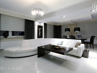 POWIEW WENECJI, TOKA + HOME TOKA + HOME Modern living room گلاس