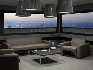 Iluminación moderna, TC interior TC interior Modern Living Room Grey