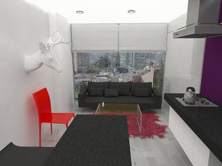 APARTAMENTO SISQUEM, ESTUDIO DUSSAN ESTUDIO DUSSAN Modern Living Room