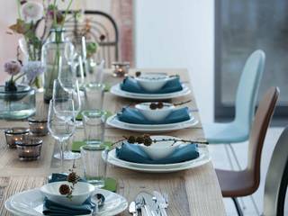 Festtafel: den Tisch zu Weihnachten festlich decken, Connox Connox Scandinavian style dining room Glass