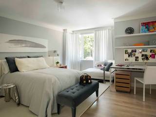 Europe Meets Boston, SA&V - SAARANHA&VASCONCELOS SA&V - SAARANHA&VASCONCELOS Eclectic style bedroom