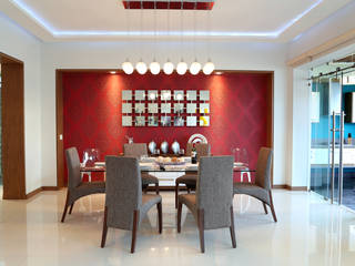 Casa Lirio, arketipo-taller de arquitectura arketipo-taller de arquitectura Moderne Esszimmer