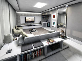 Apartamento - Horto Bela Vista - Salvador/BA, Arquitetura do Brasil Arquitetura do Brasil Modern living room