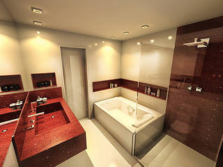 ANTES e DEPOIS - Banheiro - Apartamento Sky - Salvador/BA por Arquitetura do Brasil