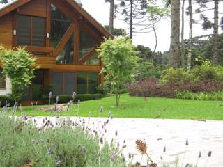 Casa na serra gaúcha , creare paisagismo creare paisagismo Jardines de estilo rural