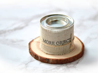 리넨캔들&우드코스터세트, MORE OBJECT MORE OBJECT Casas modernas: Ideas, diseños y decoración