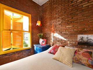 BEACH HOUSE - TRAMANDAÍ/RS, Arquitetando ideias Arquitetando ideias Tropical style bedroom