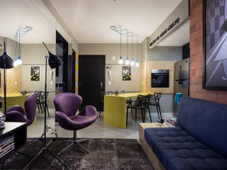 GC HOUSE, Arquitetando ideias Arquitetando ideias 现代客厅設計點子、靈感 & 圖片