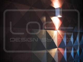 3D Decorative Panel - Loft System Design - model Diamonds, Loft Design System Loft Design System Modern walls & floors