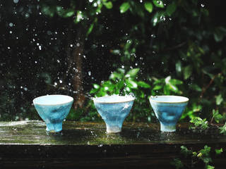 水のうつわ, 庚申窯-Koshin-kiln- 庚申窯-Koshin-kiln- Ausgefallene Küchen Tonwaren Blau