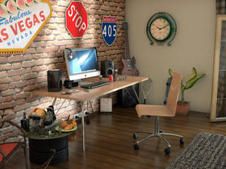 Kaya Aşçı Villa, KK Creative Works KK Creative Works Modern study/office