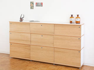 Schiebetürenschrank SCS | Stauraumsystem, Vanpey Vanpey Modern living room