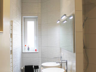 salle de bain à STRASBOURG, Agence ADI-HOME Agence ADI-HOME Phòng tắm phong cách hiện đại