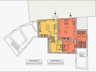 Progetto di restauro e risanamento conservativo di Villa, Architetto Serena Lugaresi Architetto Serena Lugaresi บ้านและที่อยู่อาศัย