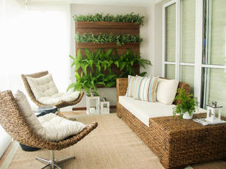 Apartamento Vila Clementino, Sandro Kawamura Designer de Interiores Sandro Kawamura Designer de Interiores Patios & Decks MDF