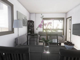 Apartamento en madrid, sm3de sm3de Salas de jantar modernas