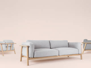 PLAIN SOFA, 알로프 알로프 Salas de estilo escandinavo