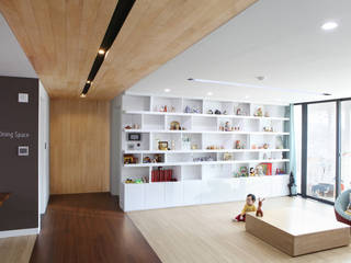 Hongeun-dong apartment unit remodeling, designband YOAP designband YOAP Salon moderne