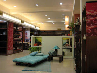 Fabindia Retail Outlets, Parikshit Dalal Design + Architecture Parikshit Dalal Design + Architecture Espaços comerciais